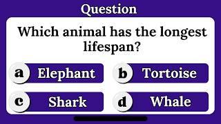 General Knowledge Questions About Animals | English Quiz Game | General knowledge quiz