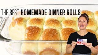 FLUFFY HOMEMADE DINNER ROLLS | Complete Guide!