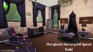 GOTHIC NURSERY using NEW Storybook Nursery Kit | The Sims 4 |