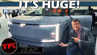 This Edison Future EF1-T Is WAY Cooler Than the Cybertruck or Hummer EV! | 2021 LA Auto Show