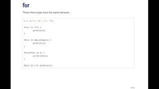 Control Structures   For Loops HD 1080p