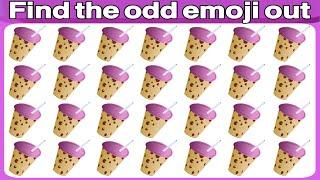 find odd emoji | spot the odd one out | emoji tube puzzle