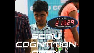 SCMU COGNTITION OPEN Best Solves