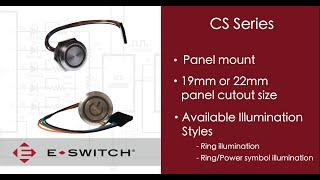 Featured Parts: E-Switch CS Series Touch Sensor Technology