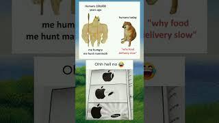 Samsung really took a bite out of Apple#funny #techwars #shorts