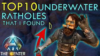 TOP 10 Best Underwater Ratholes that I found on the Center Map - ARK: Survival Ascended