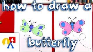 How To Draw A Cartoon Butterfly + SYA!