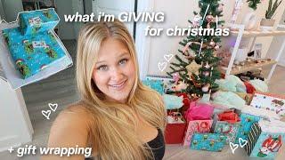 what i'm GIVING for christmas 2024 & wrap presents with me!