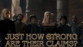 Just how valid are the claims of Rhaenyra's three (STRONG) sons?