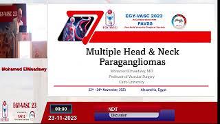 Vascular online training PAVSS 2023 prof mohamed maadawey ( paragangliomas )