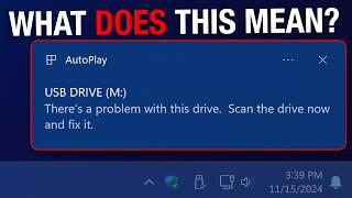 What Does "Problem With This Drive" Error ACTUALLY Mean?