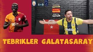 FANATİK FENERBAHÇELİ GALATASARAY TOTTENHAM MAÇI İZLERSE TEPKİ.TEBRİKLER GALATASARAY .....