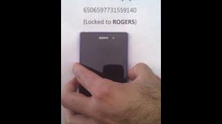 how to unlock Sony Xperia Z1 by code ?