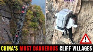 China's Most Dangerous Cliff Villages - Rural Life on the Cliff || Artformworld