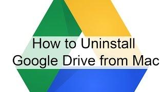 Uninstall Google Drive Completely from your Mac Computer #GoogleDrive #iMac #MacbookPro #MacbookAir
