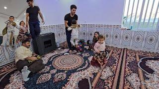 Nomadic Life: Cleaning the House and Carpeting the Floor – A Joyful Day for the Children