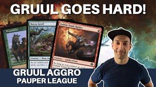 GRUUL GETS IT DONE! Pauper Gruul Aggro has tons of card draw and big beatdowns!