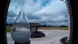 Weather changing and Storm Glass – time-lapse 24h (short version)