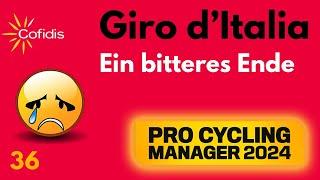 PCM24 Karriere | Giro d'Italia: Ein bitteres Ende | 36 | Pro Cycling Manager 2024