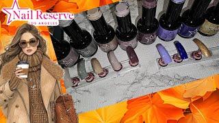  Nail Reserve Gel Polish Collab  Autumn Colors Budget Friendly #Review