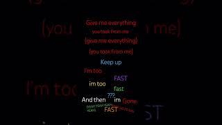 more lyrics requestes by: no one