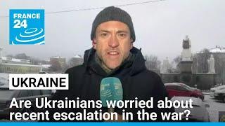 Are Ukrainians worried about the escalation in the war against Russia? • FRANCE 24 English