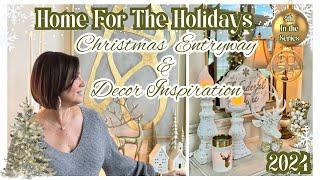 NEW Christmas Decorate With Me: Entryway Ideas & Home Decorating Tips for the Holidays |  PART 4