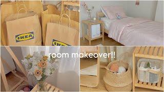 small room makeover  | aesthetic, cozy | Korean inspired | IKEA haul