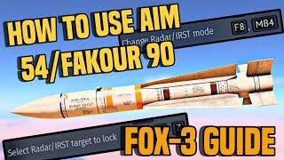 How to USE AIM-54 Phoenix/Fakour-90 ARH Missile Basic Guide - WarThunder