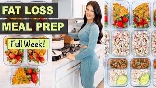 MEAL PREP FOR THE WEEK | healthy, filling recipes + grocery list!