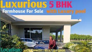 Luxurious Farmhouse For Sale | inside a 1- Acer’s Beautiful Garden with 5 BHK