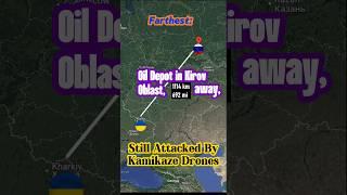  FARTHEST: Oil Depot In Kirov Oblast, 1,100km Away, STILL Attacked By Kamikaze Drones 🫡