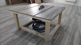 Простая настольная пила своими руками / Making a simple table saw