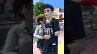 Would you like to try this trick | Leer and Guoguo #shorts #jokerxanime
