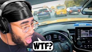 coolkid reacts to SQUEEZE BENZ CUTTING UP IN TAXIS IN NYC.. INSANE