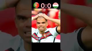 Portugal VS Hungary UEFA EURO 2020 Group Stage Highlights #football #shorts #youtube