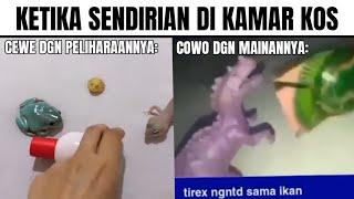 Cewe vs Cowo Ketika Sendirian di Kosan...