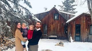 Family Living Off Grid in Canada | Christmas Tree Hunt and Decorating