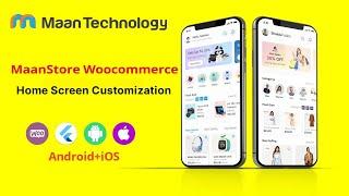 Maan Store WooCommerce  App Banner Customization | Flutter WooCommerce App