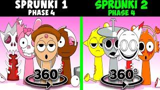 360° VR Sprunki 1 Phase 4 vs Sprunki 2 Phase 4 / Compilation Incredibox