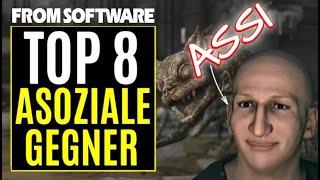 TOP 8 ASOZIALE GEGNER - Das schmierigste was Fromsoftware zu bieten hat! (Rage)