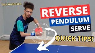 How to do a REVERSE pendulum serve