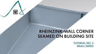 Tutorial:  Wall corner seamed on building site ()