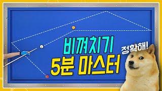 머리아픈 비껴치기 그만!!! 왕초보용 비껴치기!!! 하지만 정확하다!!!