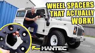 Testing new wheels and spacers for better traction on our Defender.