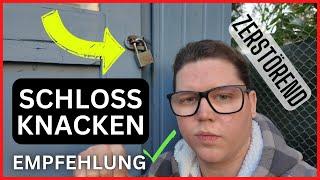 Vorhängeschloss knacken - So geht's!