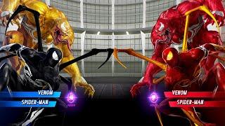 Yellow Venom and Black Spider-Man Vs Red Venom & Spiderman - MARVEL VS. CAPCOM: INFINITE