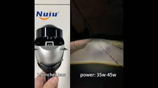 NUIU 2.5 inches projector. #accessories #autoparts #ledlights #factory #biled #nuiuled #ledlights