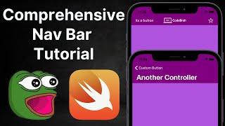 How to Nav Bar Programmatically (Swift 2023, UIKit, Xcode)