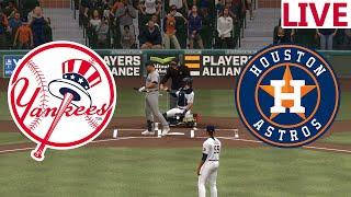 LIVE New York Yankees VS Houston Astros/ Spring Training 2025/ Baseball En vivo /MLB the show 24